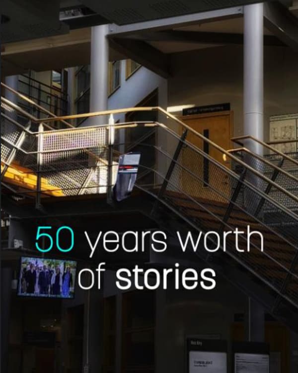 LiU at 50 anniversary Reel about campus stories at Linköping University