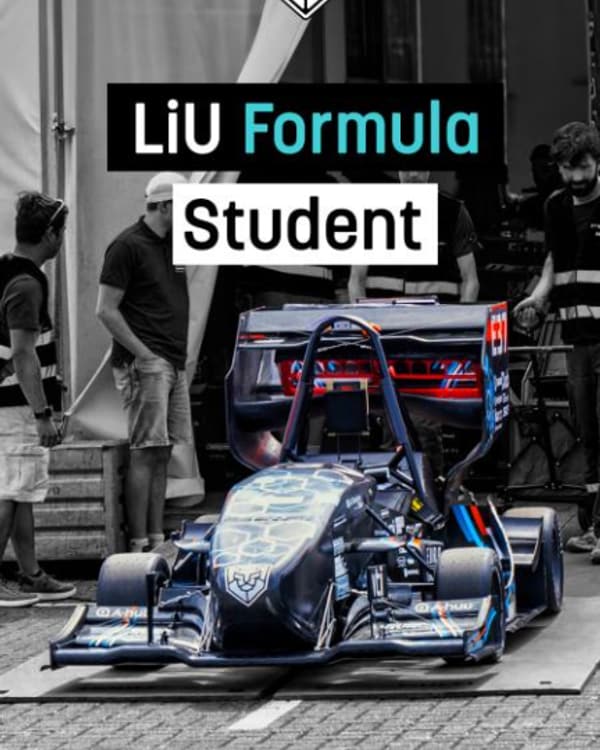 LiU Formula Student video with student engineers and their race car