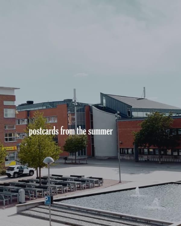Summer at LiU carousel showing campus life at Linköping University