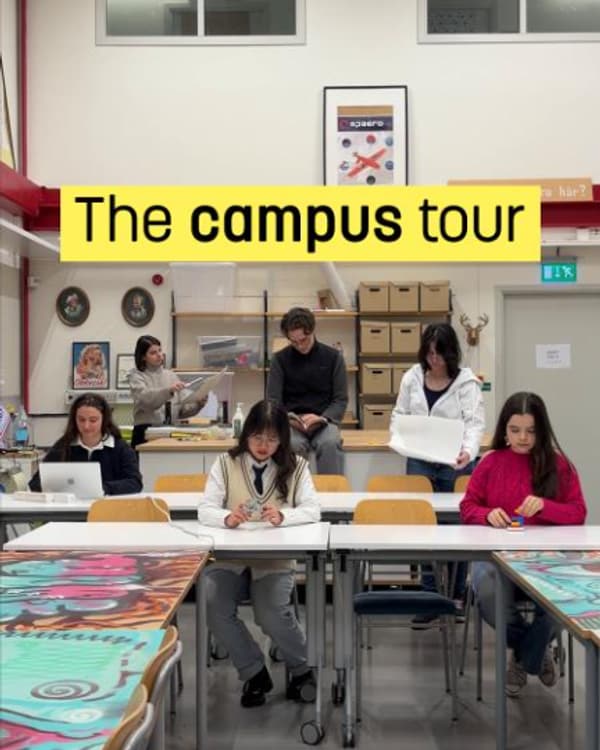 Wes Anderson-style campus tour Reel for prospective Linköping University students
